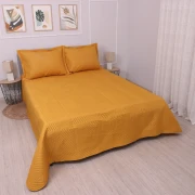 Thumbnail 2 of Шалте за единично легло или диван Куин Горчица 160/220 см