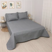 Thumbnail 2 of Шалте за единично легло или диван Куин Графит 160/220с